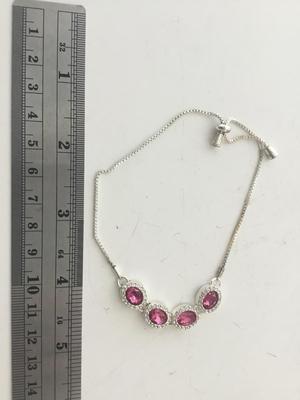 Rhinestone adjustable fashion bracelet