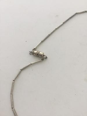 Vintage clasp liquid silver type fashion necklace