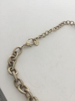 N. Marked multilayer fashion necklace