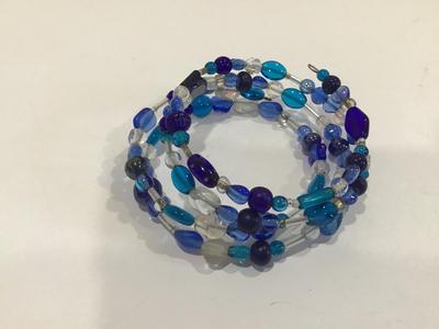 Blue Glass Bracelet