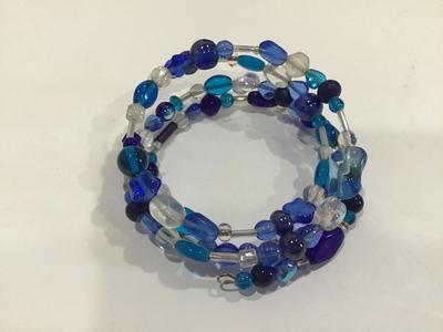 Blue Glass Bracelet