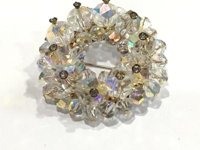 Vintage Crystal Brooch