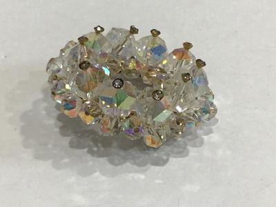 Vintage Crystal Brooch