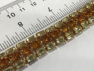 Gorgeous Rhinestone Locking Vintage Bracelet