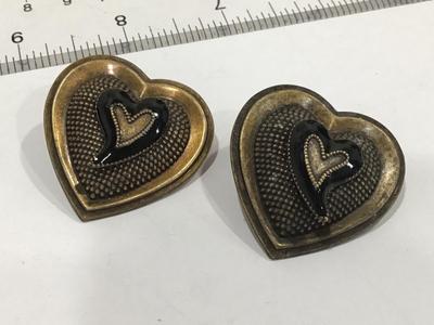 Vintage Heart Earrings