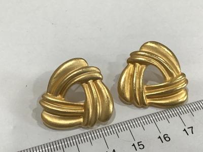 JS Antique Gold Earrings
