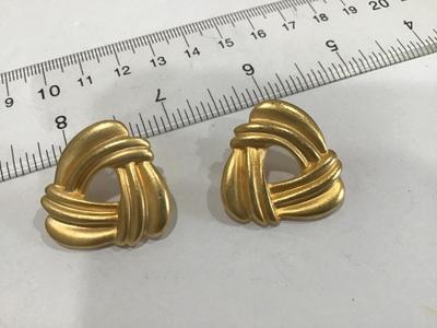 JS Antique Gold Earrings
