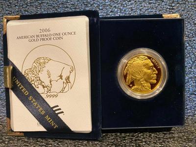 2006-W American Gold Buffalo Proof COA Certificate(1 oz) $50 NIB