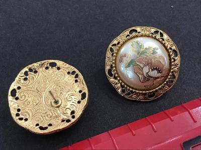 Vintage 1928 Floral Gilded Gorgeous