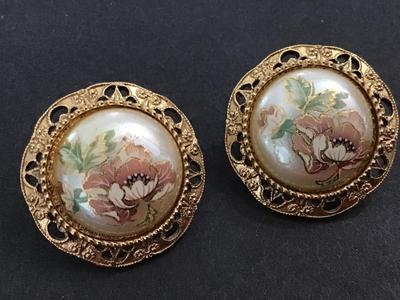 Vintage 1928 Floral Gilded Gorgeous