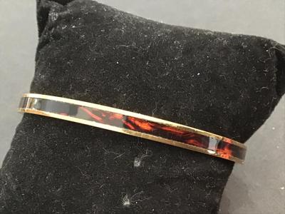 Sergio Lub Faux Turquoise California Signed Cuff
