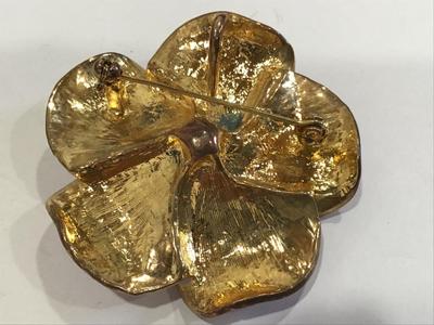 Vintage Brooch Rhinestone