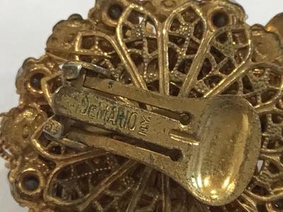 De Mario NY Vintage Clip on Earrings
