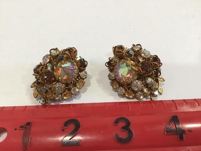 De Mario NY Vintage Clip on Earrings