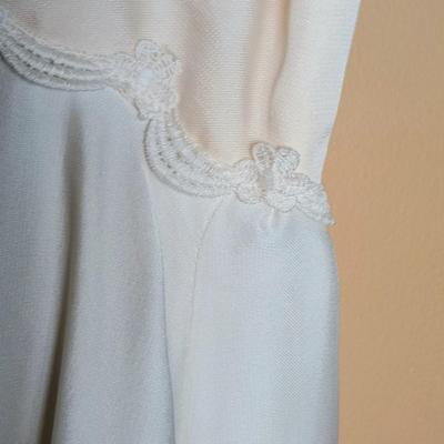 LOT 167L: Vintage Empire Waist Victorian Wedding Gown