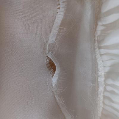 LOT 167L: Vintage Empire Waist Victorian Wedding Gown