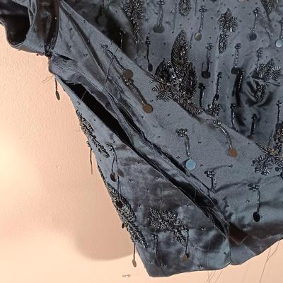 LOT 168L: Dana Bachman Lace Dress Sz Large, Esther Pomerantz Beaded Top & Lace Top Dress