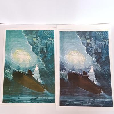 LOT 169L: Set of (7) Art Prints by Vince Piecyk (2 Signed)