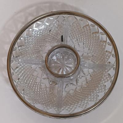 LOT 170L: A Collection of Vintage Silverware and Glass Dishes