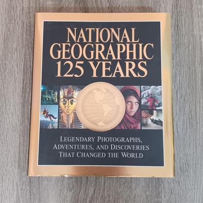 LOT 174L: Framed Art Celebrating Philadelphia Zoo's Bird House Opening 1987 w/ National Geographic 125 Years Coffee Table Book &...