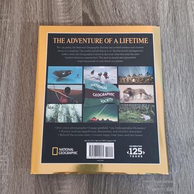LOT 174L: Framed Art Celebrating Philadelphia Zoo's Bird House Opening 1987 w/ National Geographic 125 Years Coffee Table Book &...