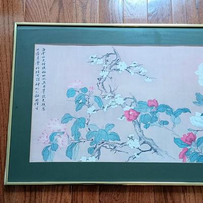 LOT 176L: Framed Print of One Hundred Flowers by Yun Shou-p'ing