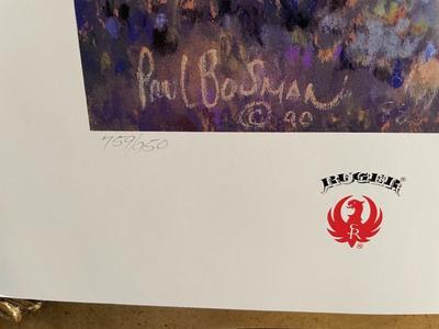 Desert Rangers Lithograph by Paul Bosman Artist Signed 759/950 18" x 24" Unframed Shipped in a Tube.