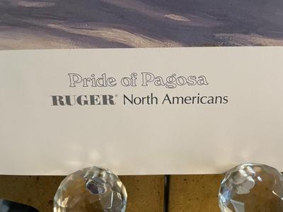 Pride of Pagosa Lithograph by Paul Bosman Artist Signed 758/950 18" x 24" Unframed Shipped in a Tube.