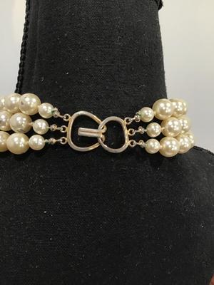 Vintage Faux Beaded Necklace