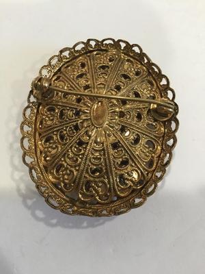 Vintage Germany Suger Bead Brooch
