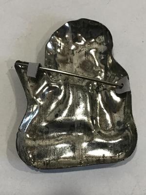 Vintage Metal Cherub Pin