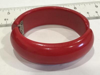 Vintage Red Clamper Bracelet