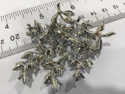 Large Rhinestones Blue Brooch