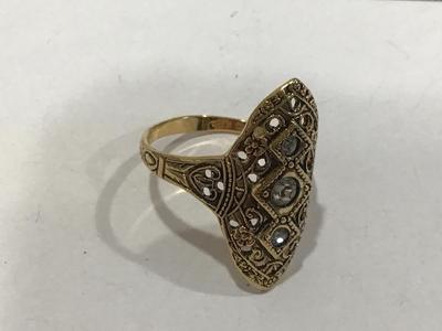 Gold plated Cocktail Ring