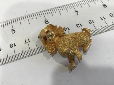 Vintage Spaniel Brooch