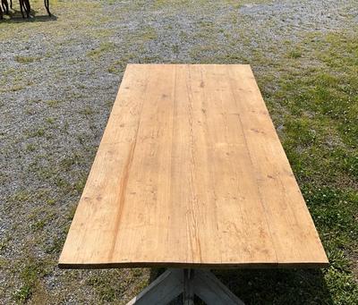 Sale Photo Thumbnail #812: Needs base of table glued
measurements:
7' in length, 41.5" in width, 30.5" in height