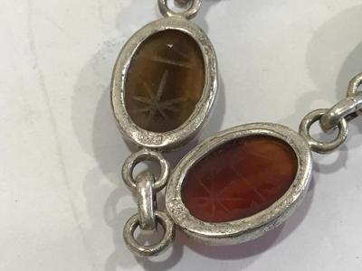 925 Scarab Stone Bracelet