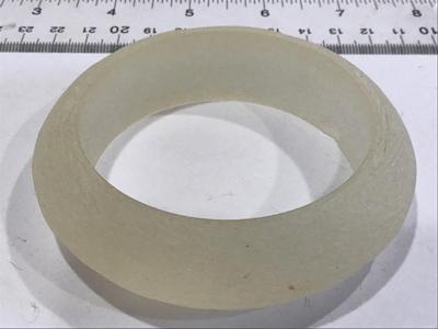 Frosted Clear Bangle
