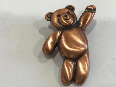 Copper Bear Pin