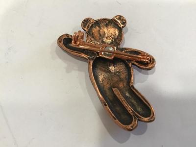 Copper Bear Pin