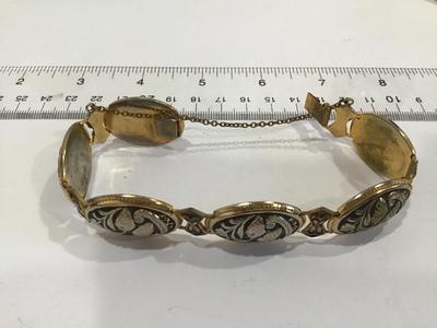 Large Damascene Bracelet