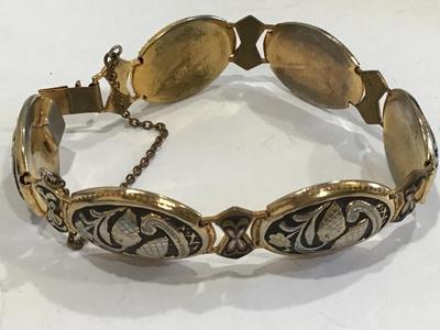 Large Damascene Bracelet