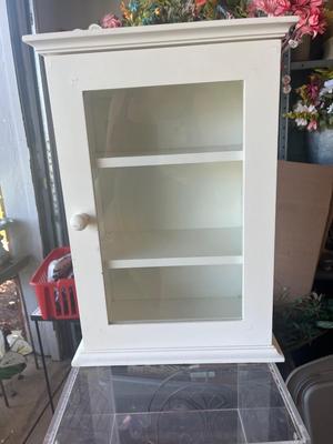 White display cabinet