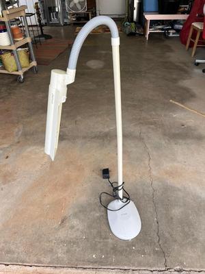 Sale Photo Thumbnail #530: Tall adjustable OttLite, over 5ft tall when standing straight up