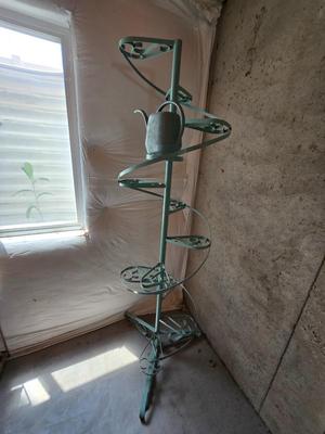Vintage Spiral Metal Plant Stand – 6-Tier Display 73" tall!!