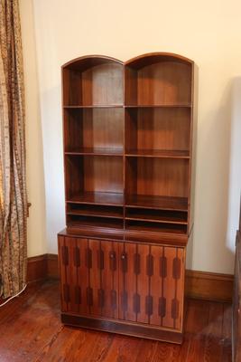 Romweber Bookcase & Cabinet Made in Rosewood