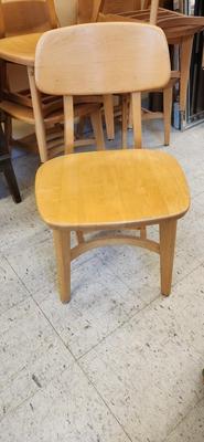 Sale Photo Thumbnail #2: Set of awesome maple MCM library chairs. You are bidding in the entire set of 6.