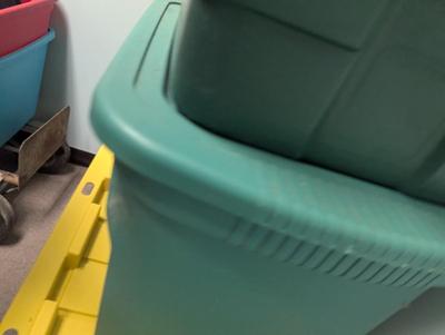 Several Different Sizes Of Bins
