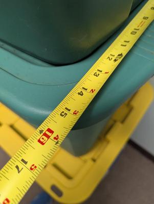 Several Different Sizes Of Bins