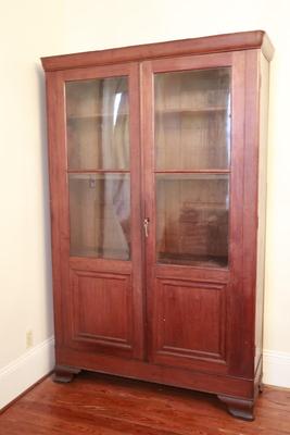 Antique Solid China Cabinet/Bookcase